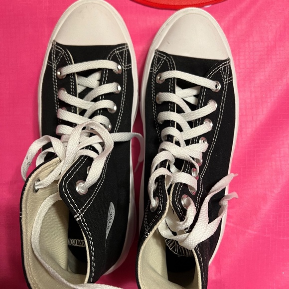 Womens Converse Chuck Taylor All Star Hi Move Platform Sneaker - Black - Picture 3 of 5